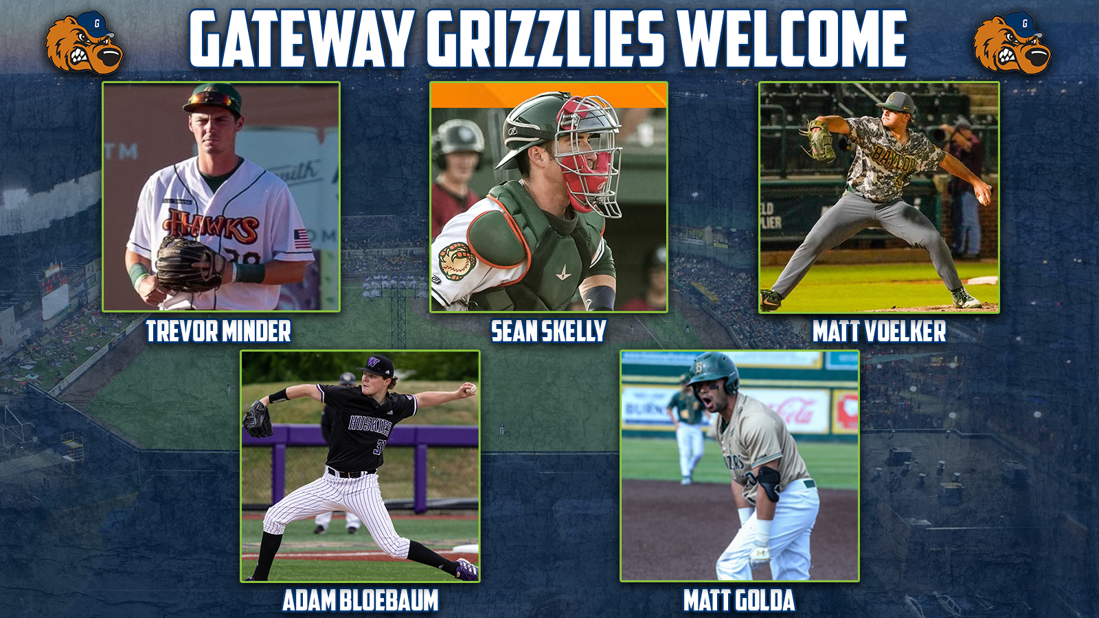 Gateway Grizzlies welcome five players from the Pioneer League